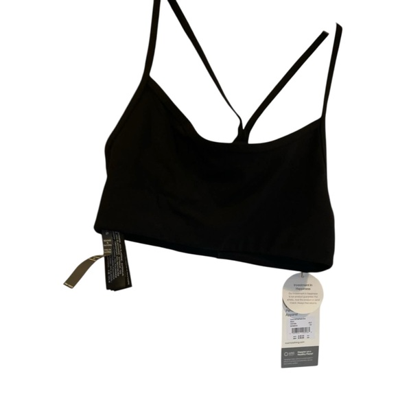 NWT Vuori all the feels bra BLACK Size XS
